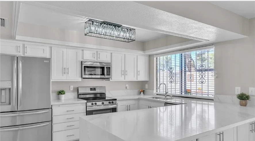Bright renovated kitchen at 4214 Whippoorwill Circle in Las Vegas